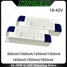 40-60W 0-10V 조절식 LED 전원 공급 장치 DC18-42V 900mA 조명 변압기, 06 DC18-42V 1400mA, 01 Plastic Case