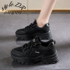스타일닥터 매쉬 에어 여성 운동화 편한 사계절 여성 통굽 스니커즈 굽높이 캐주얼 5cm 키높이