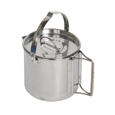 데이브렉 캠프용 주전자 포트 1.2L, 실버, 1개