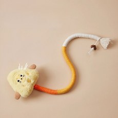 福媽寵物 貓咪玩具 貓薄荷耐咬啃咬繩 貓草玩具組合, 芝士奶酪, 1個