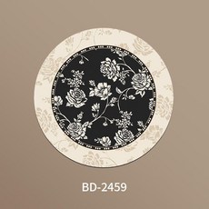 餐墊隔熱墊 杯墊茶墊吸水矽藻泥防燙餐盤墊, 1個, 中古-BD2459 單片裝不可更換款式 ,約12cm 適合碗杯