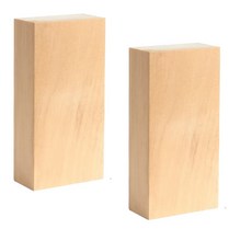 숲인더시티 우드카빙 나무목재 바스우드, 1세트, 5X10X20cm 2개