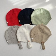 나이스투미츄 2026 봄 유아 아동복 베베 미니로브 동글 보넷 남아 여아 편안한 보넷 모자 사이즈 Free