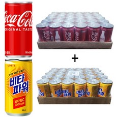 코카콜라 190ml(30캔) + 비타파워 180ml(30캔), 60캔, 190ml