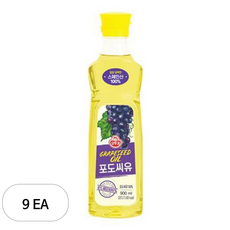 오뚜기 포도씨유, 900ml, 9개