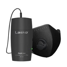 Lasko Fresh me 個人空氣清淨機 AP-003, 霧光黑,兒童 (附送15入)