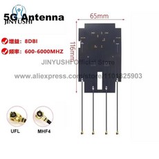 내부 FPC 유연한 고이득 4 인 1 IPEX 20cm 케이블 5G LTE GSM NB-IoT 개, 01 IPEX