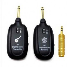 기타 송수신기 오디오 어쿠스틱 무선 케이블 블루투스 A8 A9, 1개, A8 블랙 +어댑터