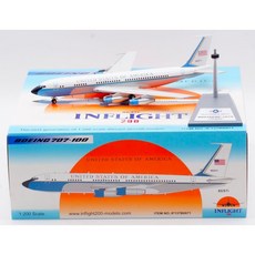 RBF絕版 INFLIGHT 金屬 1:200 美國空軍VC-137A運輸機 58-6971 經典收藏模型, 1個