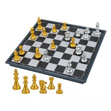 888玩具 磁性西洋棋(金銀版) 益智2人桌遊, 1個