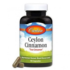 Carlson Ceylon Cinnamon -- 90 Capsules, 1개, 1