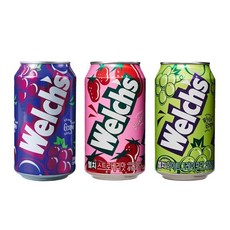 (농심) 웰치스 355ml(옵션) 캔음료, 355ml, 24개