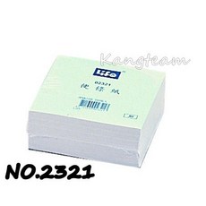 LIFE (徠福) NO.2320 高級壓克力便條盒, 1個, NO.2321 高級便條紙補充包, N/A