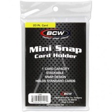 12012908 명함 케이스 꽂이 거치대 BCW 1‑MS 미니 스냅 카드 홀더, 12012908 명함 케이스 꽂이 거치대 BCW 1‑M