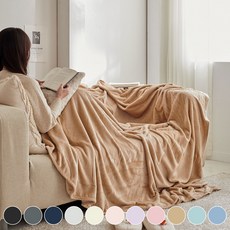 데시뉴 에센스 솔리드 양면 극세사 담요 블랭킷