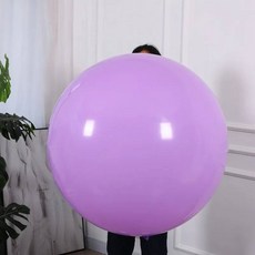 탱탱볼 촉감볼 스펀지공 빅볼 문볼 실리콘볼 에어볼, China Mainland, 36inch 1pc, macaron purple