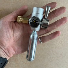 미니고압이탄 리필 밸브 16g 어항 수초 CO2 상세 3/8-24UNF, 1개