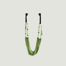 라라티나 포카 설치가 간편한 가정용 플라잉 요가 스트랩 해먹, 1개, 그린