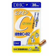 DHC 維他命C+B2 營養補助食品 相當於50顆檸檬維他命C, 1個, 60顆