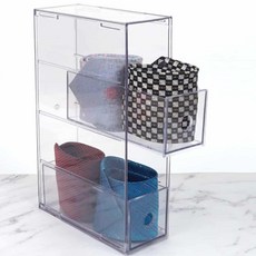 투명 정리함 티백정리함 트레이 커피 티백트레이 보관함 커피캡슐보관함 탕비실 사무실
