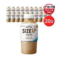 빙그레 아카페라 사이즈업 350ml 바닐라라떼 20입, 20개입, 1개
