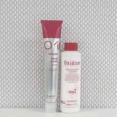 아모스염색약 칼라제닉 트루싱크 80ml + 산화제, 아모스 트루싱크8.04 [80ml], 1개