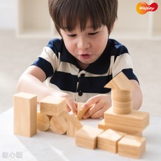 童心園 Weplay 軟質木紋積木 旅行組 - 無毒積木 幾何積木, 1個