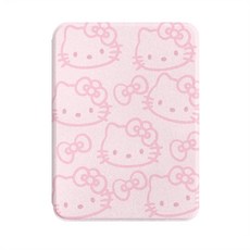 키티 헬로키티 고양이 키티 산리오 핑크 아이패드 연핑크 11인치 아이패드케이스 아이패드케이, 1개, B. iPad mini7