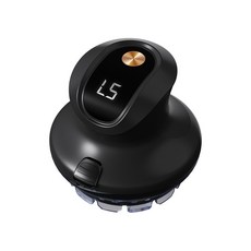 數顯全自動理髮器 飛碟造型 電動理髮器 男士兒童理髮器, 數顯黑（進口刀片+360°環繞+4檔梳）