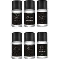 Featwell 자동차 방향제 에센셜 오일 디퓨저용 6병 아로마테라피 홈카 향 6x10ml, 6PCS Essential Oil