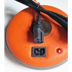 토황토 축열식 충전식 찜질기 전용 전원코드 / 국내제조 파워코드 전원연결선 코드선, 3핀접지형 고온용전원코드(홈파임), 1개