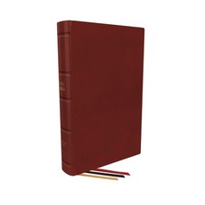 (영문도서) Kjv Personal Size Large Print Single-Column Reference Bible Premium Goatskin Leather Red ... Leather, Thomas Nelson, English, 9780785295143