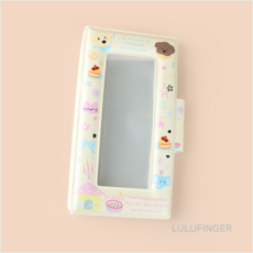 [룰루핑거] 4컷 사진앨범 동물 친구들 약 9x17.5cm