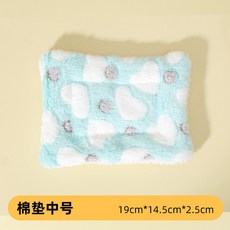鸚鵡休息平台 睡窩 保暖棉窩, 1個, 愛心棉墊中號