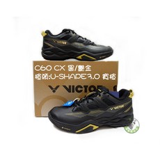 VICTOR 勝利 C60 CX 羽球鞋 黑/艷金