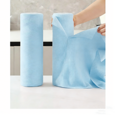 주방 극세사 다용도 빨아쓰는 행주 청소 타월 걸레 50매 25x25cm 대용량, 1개, 블루