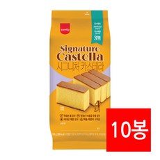 삼립 시그니처 카스테라 125g(4입) 벌꿀 한입 조각케익 디저트 카페간식, 1세트, 1.25kg
