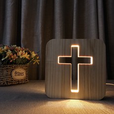 앤티키 십자가 LED 미니 무드등 USB 조명