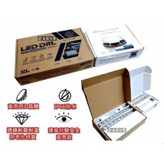 LED 日行燈 小魚叉 6燈/9燈 恆亮 轉向方向燈, 1個, １２Ｖ日行燈６燈長亮組－（白光）, 白光, 6燈長亮組