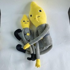 레몬 백작 대형 인형 메탈 슬라이스 레몬백작 제품 피규어 애착 모찌 캐릭터 쿠션 일반, 60cm 작은 사이즈 귀여움, 1개, 기본 색상