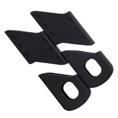 2pcs 자전거 크랭크 커버 가드 소프트 내구성 자전거 크랭크 보호기 다양한 사이클링 조건과 호환됨, Black, 1세트