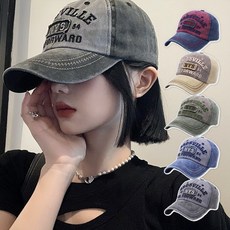 미다미 브로스빌 투톤 포인트 워싱 남녀공용 볼캡 (5컬러)