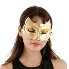 혜명만물마트 고양이 반가면 파티 생일 장식 행사 기념일 촬영소품, 블랙