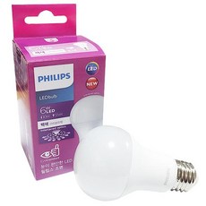 필립스 LED 전구 벌브 6W 해바라기 패턴 (E26), 1개