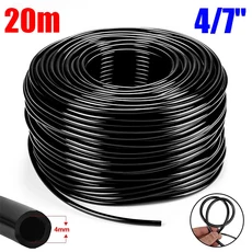 30/10m 정원 급수 호스 4/7mm PVC 조정 가능한 드립 파이프 호스 온실 분재 식물 급수 관개 시스템 용품, 02 20m
