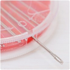 수선 바늘 세트 반짇고리 바느질 리폼 손바늘 가정용 십자수 1통, 5개