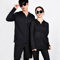 BUEHN 中性款網眼拉鍊防曬衣 上下衣 2件組