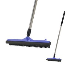 콤비 바닥솔 + 스크류 스텐 자루 120cm, 1세트, 바닥솔 40cm+자루