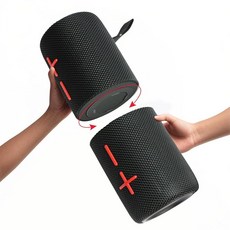 CYBORIS in 휴대용 분할 가능 40W 듀얼 블루투스 스피커 방수 무선 V5 베이스 라우드 스테레오 사운드 24시간 시간 가정 실외 또는 여행을 위한 진정한 페어링, CYBORIS 2 in 1 휴대용 분할 가능한 40W