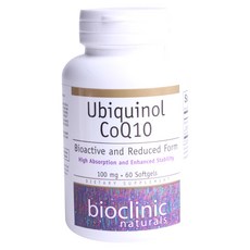 BIOCLINIC NATURALS 泛醇輔酶 Q10 100 毫克軟膠囊, 60顆, 1罐